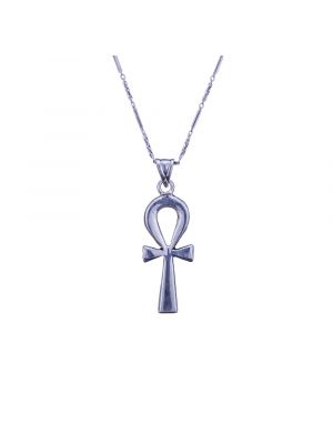 Sterling silver handmade Ankh (Key of Life) Necklace, Silver Ankh Necklace