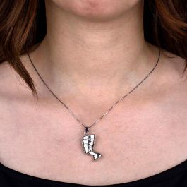 Silver Nefertiti Pendant Egyptian Silver Jewelry