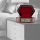 Wooden inlaid with rare precious mother of pearl hexagonal box