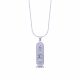 Customizable Egyptian cartouche of sterling silver, Egyptian Cartouch Pendant