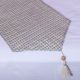 Multi-Pastel Colorful Coverlet with Beige fringes