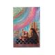 Mystical Pastel Oriental Egyptian Folklore Wooden Jewelry Box