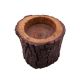 Rustic Wood Candle Holder Handmade Of Real Tree Trunk
