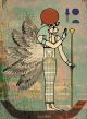Sekhmet Egyptian God | Egyptian Lion Goddess | Mix Media