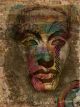 Akhenaten Portrait | King Akhenaten | Mixed Media Art