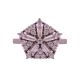 5 gm Silver Star Ring Adorned with Stones