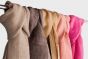 Elegant Handwoven Plain Egyptian Linen Shawl 