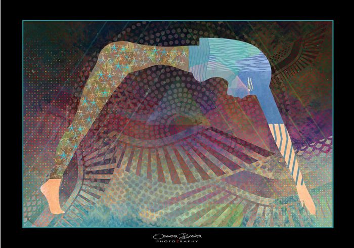 Egyptian Sky God |Sky Goddess Nut | Mixed Media Art | Artwork For Sale | Swan Bazaar