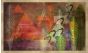 Idyllic Sunset at Great Pyramids Mixed Media Artwork 28” x 47” Canvas Print