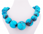 Queenly adorned with Precious marble Turquoise stones Necklace