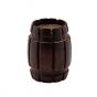 Decorative Wooden barrel for your desk is hand-made of Asersus wood