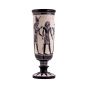 Basalt Vase Adorned with Ancient Egyptian Scene