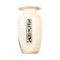 Horus Vase of white handmade alabaster with the black paint of Egyptian Hieroglyphic letters 