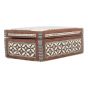 Deluxe Arabesque Islamic wooden box, hand-made and Inlaid with mother of pearl