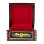 Pharaonic wooden box handcrafted with natural precious materials (Osiris)