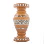 Handmade Wood of  vase inlaid with mother of pearls, oriental vase for sale