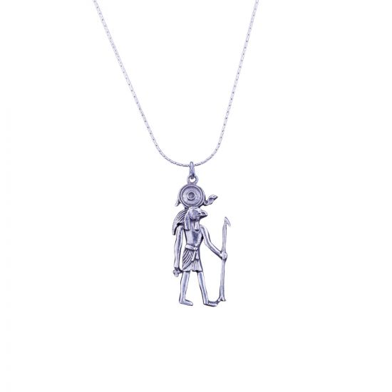 Egyptian God Necklace, Egyptian Silver Necklace