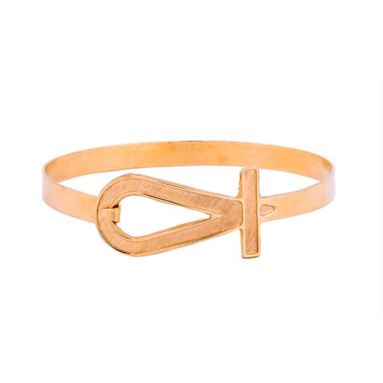 Gold Key of Life Bracelet