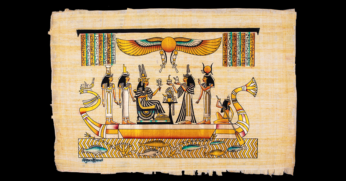 The history of Egyptian papyrus, the beauty of its manufacturing, and the a...